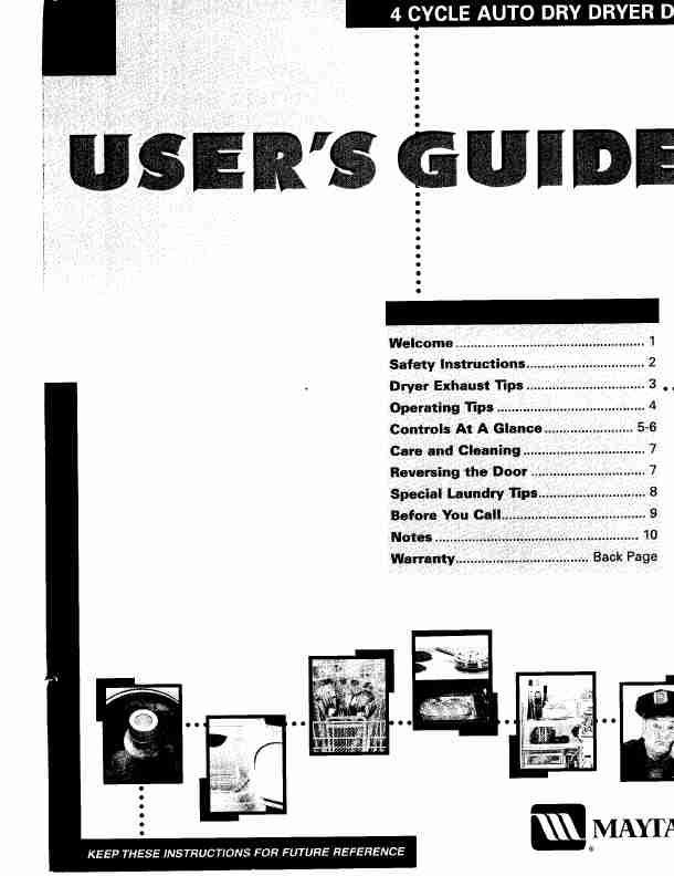 Maytag Clothes Dryer MD9206-page_pdf